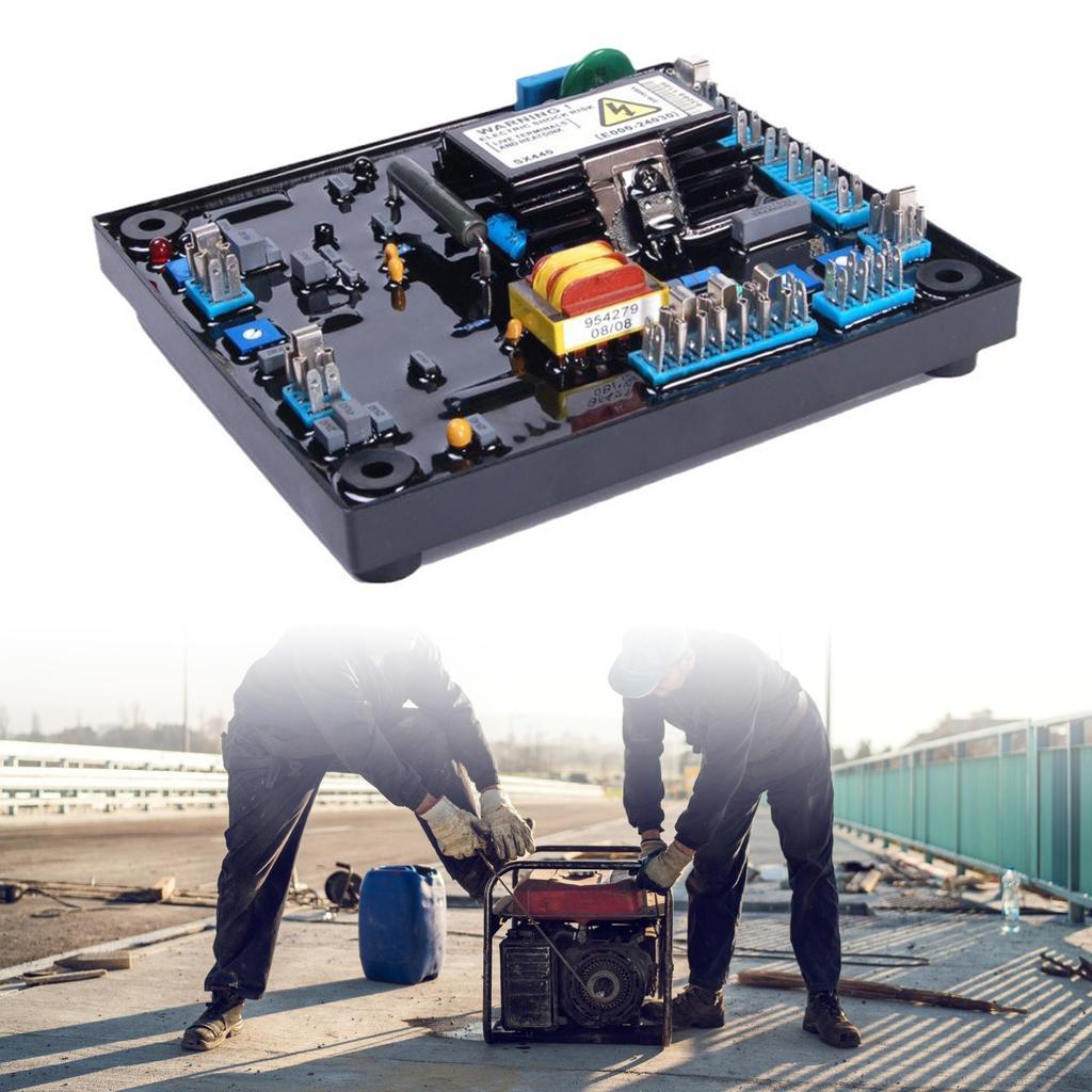 Endüstriyel Voltaj Kontrol Cihazı Verimli Voltaj Regülatörü Jeneratör Voltaj Stabilizatörü SX440 AVR için Basit Çalıştırma