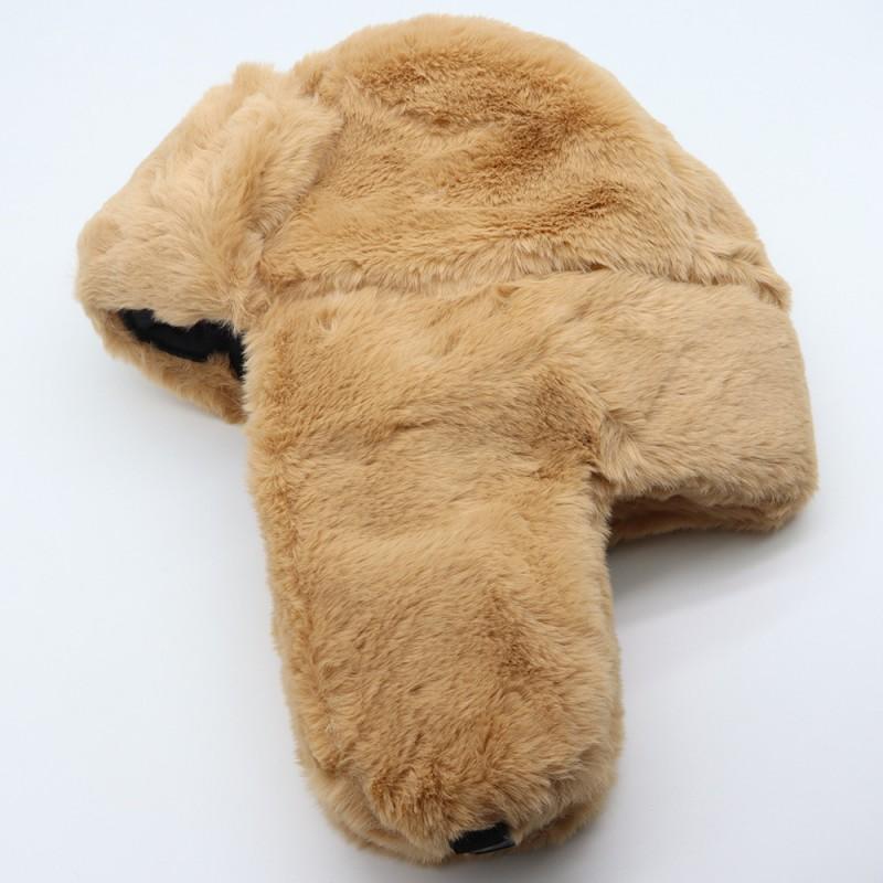 Fleece Lined Winter Beanie Hat With Ear Flaps Unisex Warm Outdoor Cap Hiking Fishing Cold Weather