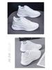 Korean Style Women's Flyknit Running Shoes - Autumn 2023 Versatile Casual White Sneakers