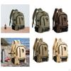 Canvas Laptop Backpack Waterproof Storage Computer Bag for Travel Hiking College Work