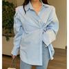 Korean Chic Stylish Women's Loose-Fit Shirt - Spring/Autumn Trendy BF Lazy Style