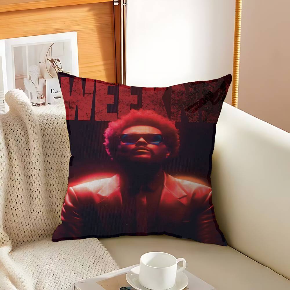 Music Star T-The Weeknd Cushion Cover Car Throw Pillow Case For Sofa Car Christmas Gift 40x40cm 45x45cm