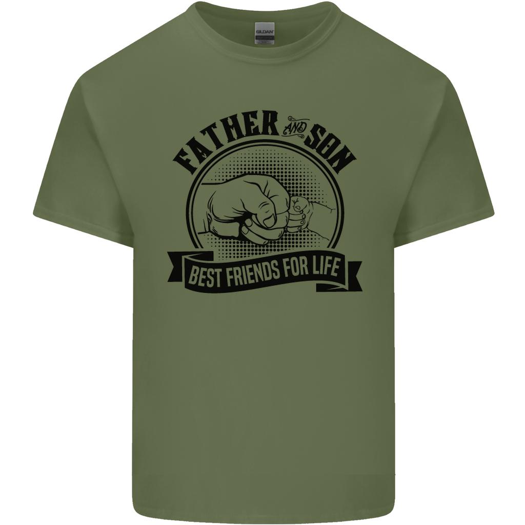 Father Son Best Friends Fathers Day Unisexs Light Cotton TShirt