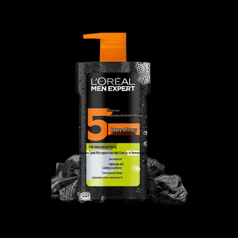 L Oréal Men s Oak Charcoal Anti-Dandruff Shampoo