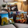 Print Artist S-Salvador Dali Pillow Case Office Cushions Suitable For Sofa Car Bedroom Decorative Cushion Cover