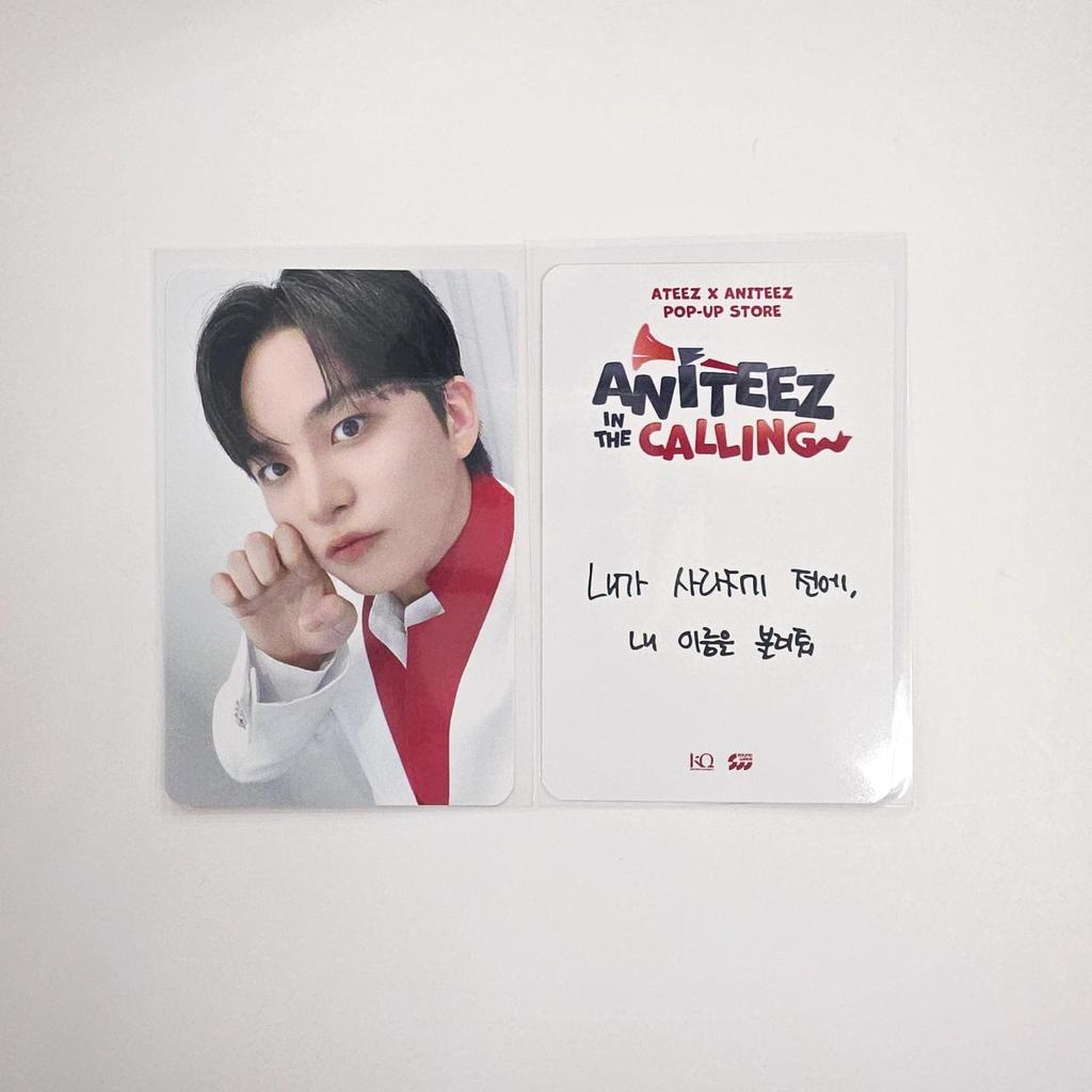 ATEEZ ANITEEZ ÇAĞRIDA Etkinlik Fotoğraf Kartı Seti Özel vers.