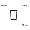 1x4x6 Door Frame Smart Windows 10pcs 60596 60616 60803 57894 60623 60621 92589 MOC Parts House Building Block Model Accessories