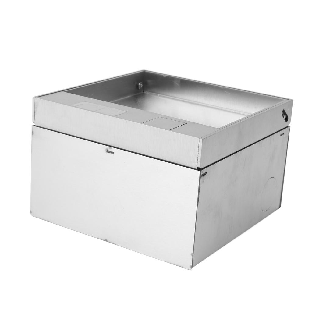 Recessed Floor Outlet Stainless Steel IP44 Waterproof Floor Receptacle Kit for Home Improvement