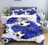 Comforter Bed Linen Room Decor for Boys Gift Twin Queen King Size Cool Football Soccer 3D Bedding Set Duvet Cover Pillowcases
