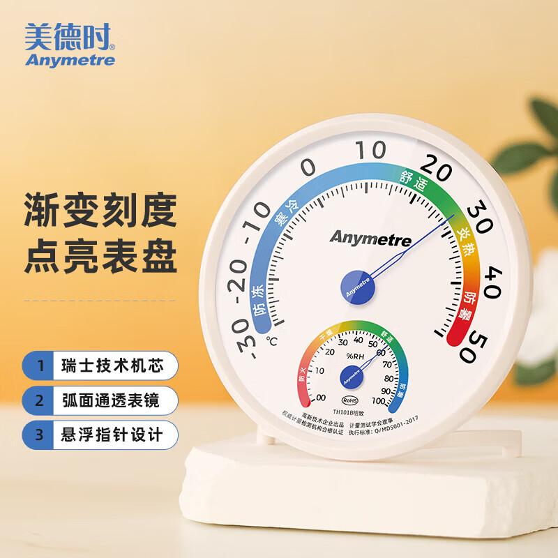 Anymetre TH101B High-Precision Indoor Temperature and Humidity Monitor