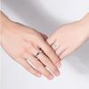 Angel and Devil Matching Rings for Women Men Open Adjustable Couple Friendship Stackable Ring Set Simple Ring Jewelry