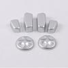 ABS Chrome Seat Adjust Button Switch Cover Trim For 2017- JEEP Compass 6pcs