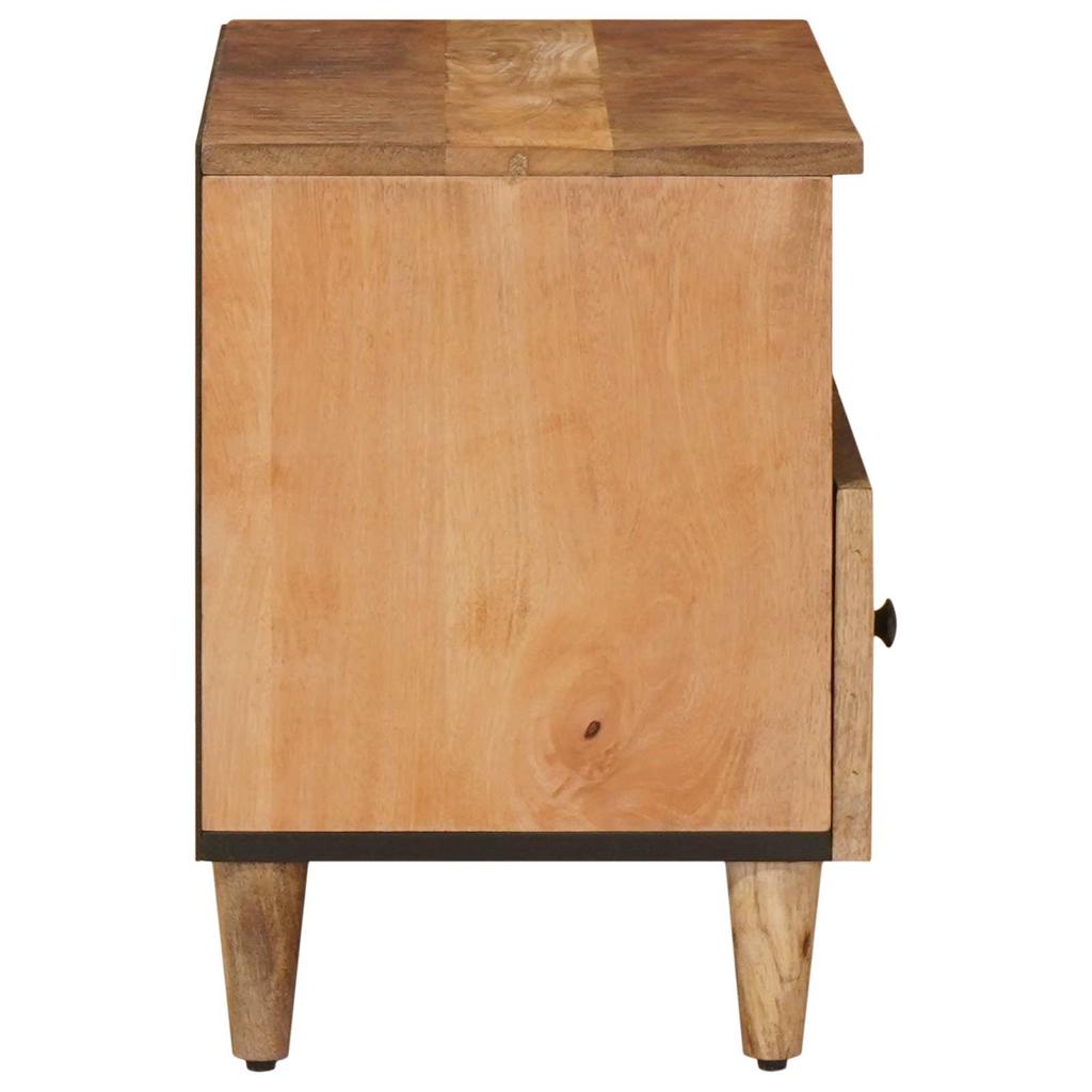 Storage Cabinet In Brown 70 X 33.5 X 46 Cm Solid Mango Wood
