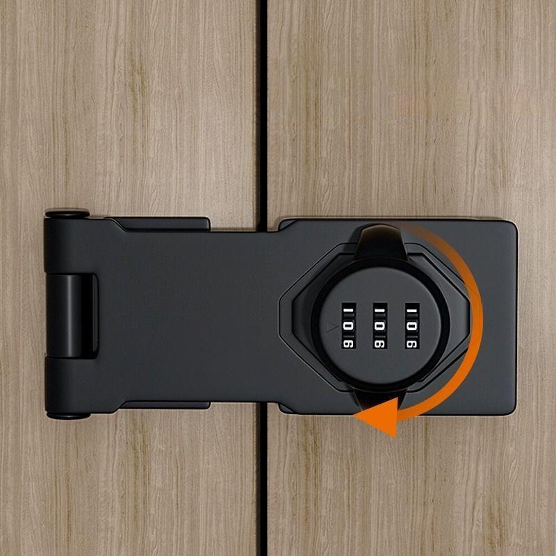 3-Digit Combination Lock Easy To Install Zinc Alloy Password Drawer Locks Mechanical Dial Cabinet Security Cam Lock Refrigerator