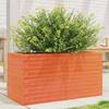VidaXL Planter Wax Brown 90x40x45.5 Cm Solid Pine Wood, Outdoor Planter, Flower Box, Plant Box, 847270