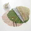 Hollow Leaf Shape Leaf-shaped Placemat Heat Resistant Monstera Leaf Placemat  Dining Table