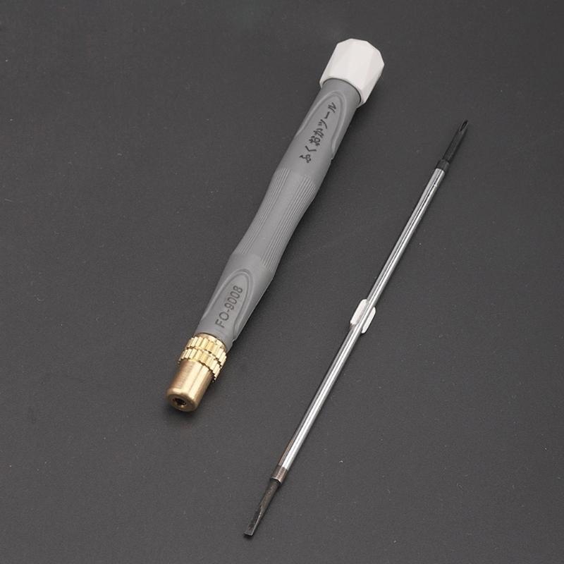 

2in1 Precision Screwdriver 2mm Crosshead Flathead Head for Electronics Jewelry Glasses and Watch Repair Maintenance Task CN