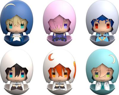 Piyukuru Order 01 ABS Painted Complete Box of 6 Fate/Grand [Trading] Figures,