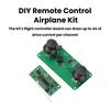2.4G Dual Motor RC Airplane DIY Kit 3‑5V Differential Control Gyro Flight Control Board for Fixed Wing Glider Drone 100M Remote
