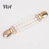 Stylish Clothing Fastener Vintage Sweater Clips for Women Girls, Retro Faux Pearl/Floral Cardigan Clips, Elegant Collar No Sew Waist Adjuster