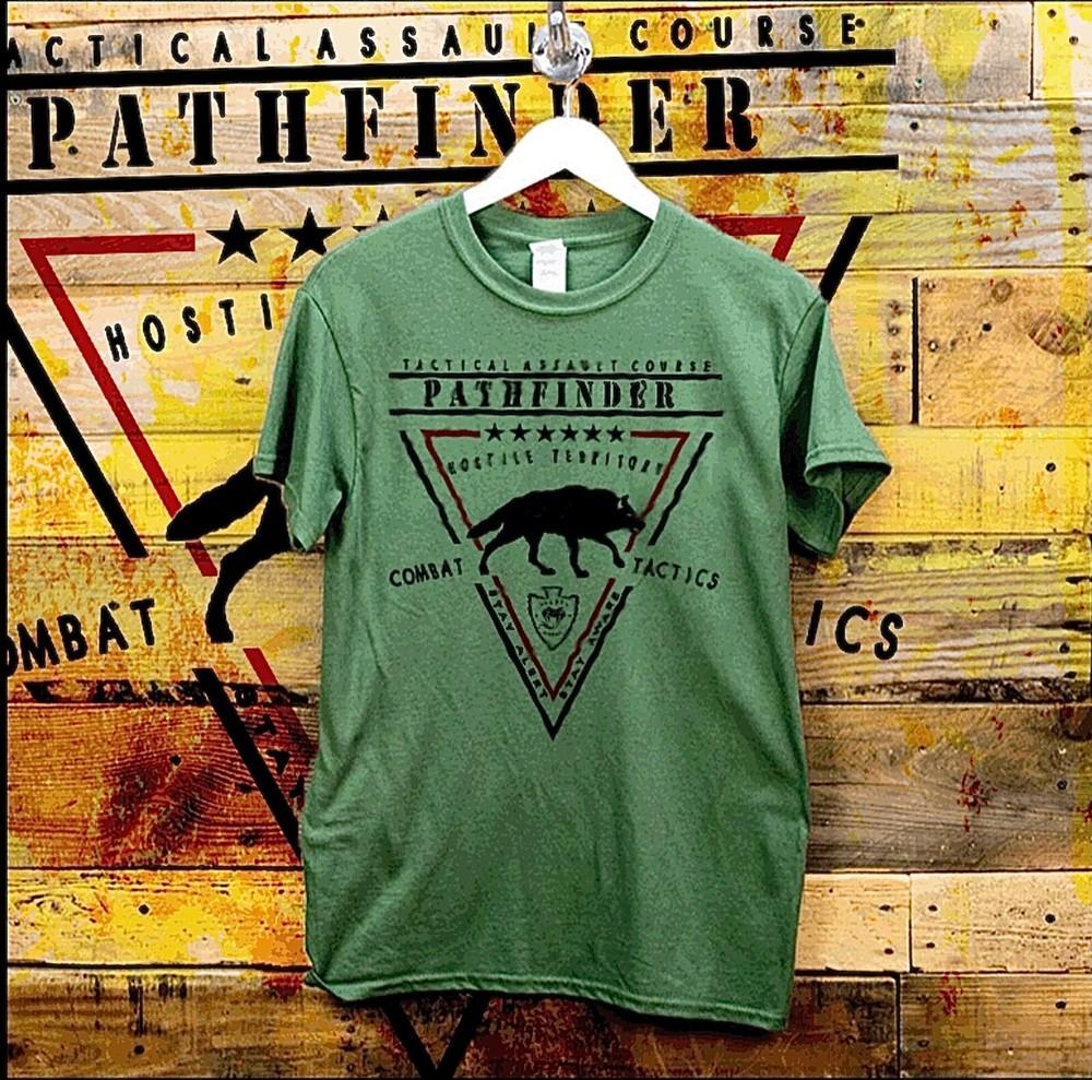 Military Pathfinder  wolf Ranger military Combat Veteran infantry point Unisex T-Shirt L