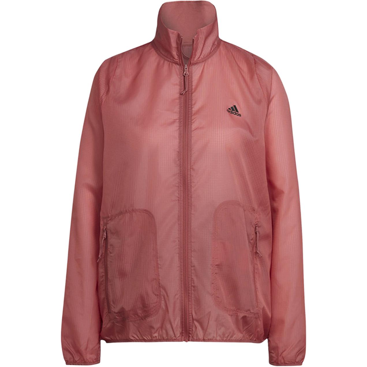 

Adidas Ss24 Solid Color Comfortable Running Sports Stand Collar Long Sleeve Jacket Women Jacket Light-Pink HK9115 S