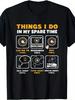 Tricou DJ Record pentru Bărbați și Femei - Tricou Retro din Bumbac cu Muzică și Imprimeu Platan DJ - Cadou Casual
