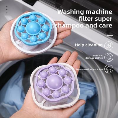 4 Stück Haushaltswaschmaschine Flusenentferner Schwimmender Schmutzentferner Filterbeutel Flusenfilter