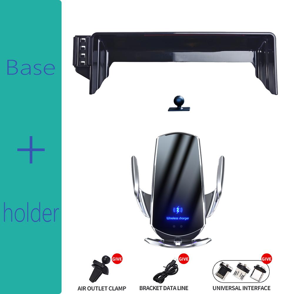 Car Phone Holder For Geely Emgrand 10.25-Inch Multimedia Screen Fixed Base Wireless Charging Stand Car Mobile Phone Mounts
