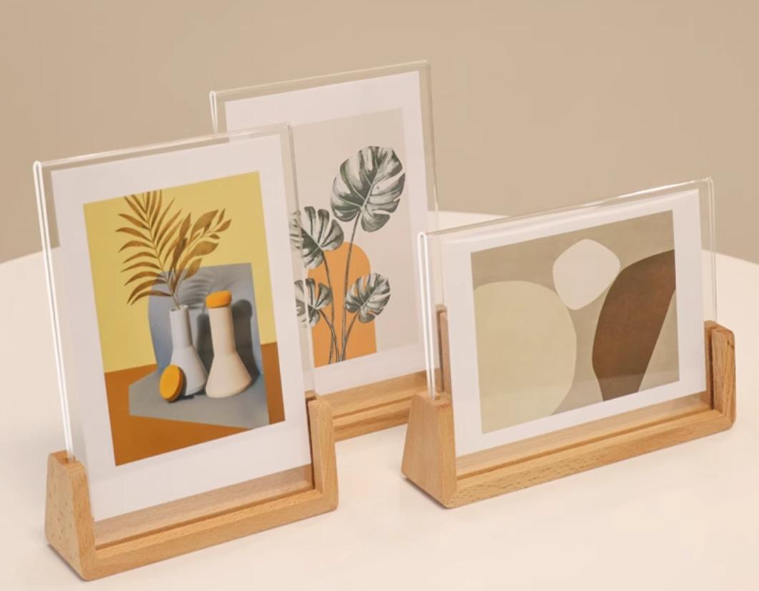 New StyleFactoryAcrylic Photo Frame Couple FrameDiscount (Natural,CUSTOM)