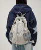 Waikei Beaded Nylon String Backpack Grey