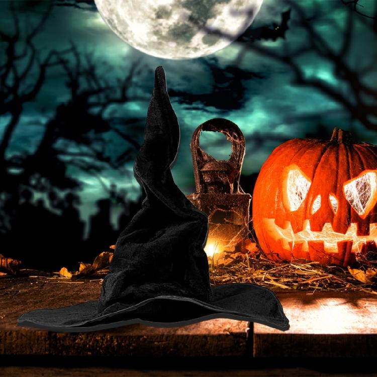 Unique Wrinkled Witch Hats Halloween Costume Accessory for Halloween Party