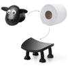 Sheep-Shaped Toilet Paper Holder in Sustainable PLA - Humorous and Eco-Friendly Decor