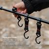 Outdoor Camping Folding Desktop Storage Rack with Lamp Holder