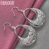 925 Sterling Silver Wedding Jewelry Fashion Pendant Earrings