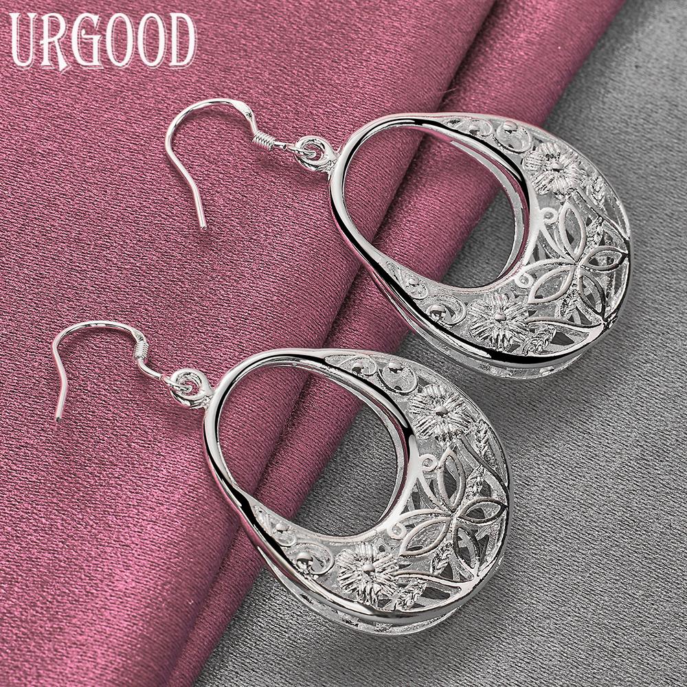 925 Sterling Silver Wedding Jewelry Fashion Pendant Earrings