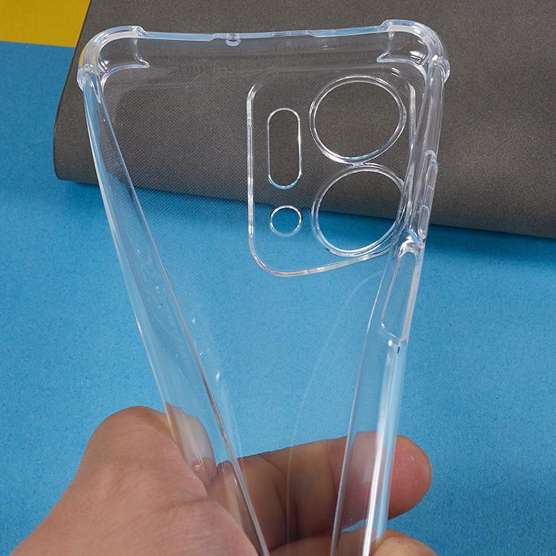 For Honor X7a 5G/Play7T 5G Four Corners Anti-drop Phone Case Transparent TPU Cover
