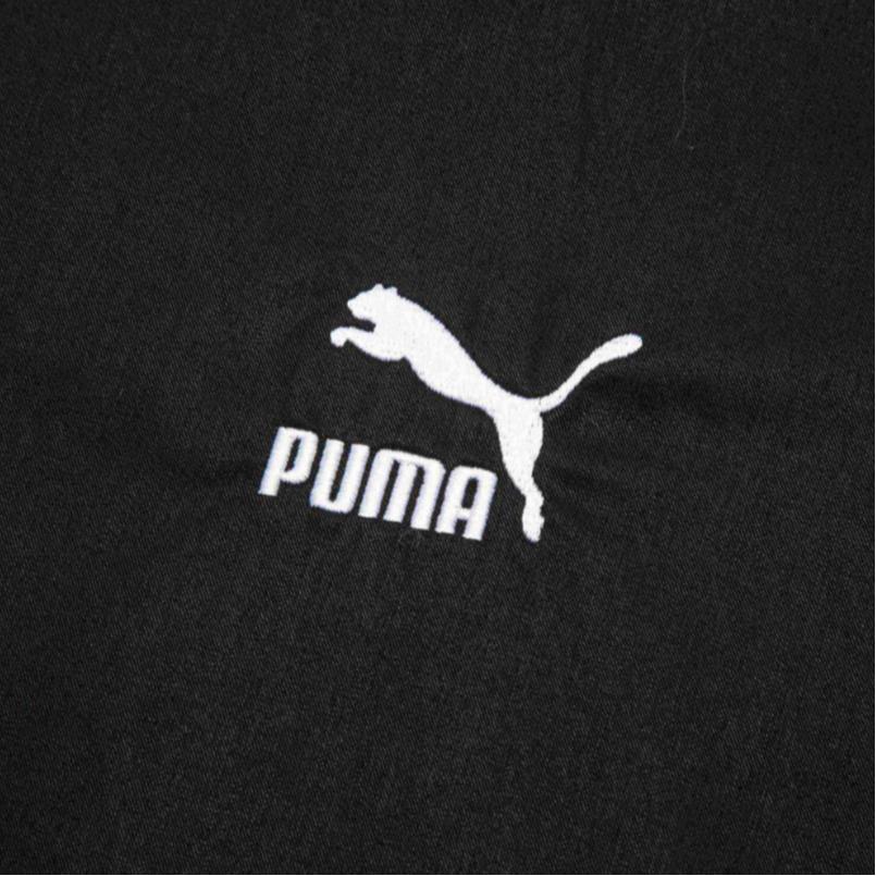 Puma Archive Pack Color Block Logo Embroidered Sports Crew Neck Long Sleeve Sweatshirt Unisex sweatshirt Black 622781-01