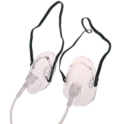 New Adult Oxygen Mask with Tube Disposable Face Mask Shield Nebulizer Conduit Adult Oxygen Mask