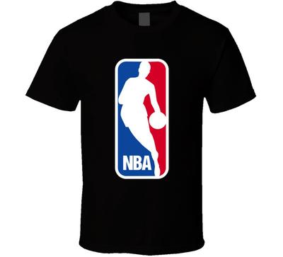חולצת טי שחורה של ה-NBA לכל המינים