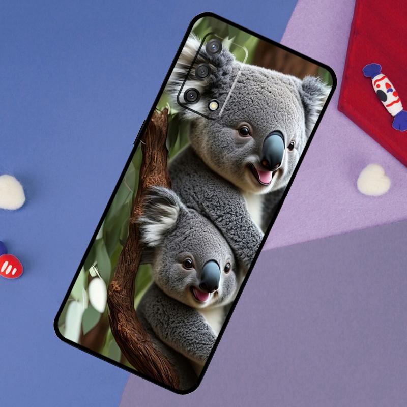 Koala Case For Oppo A17 A60 A40 A80 A16 A76 A96 A98 A58 A78 A18 A38 A57 A74 A54 A94 A15 A5 A6 Pro