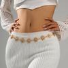Fashion Boho Golden Sun Waist Belly Chain for Women Summer Sexy Bikini Belt Adjustable Body Chain Festival Jewelry Accessories