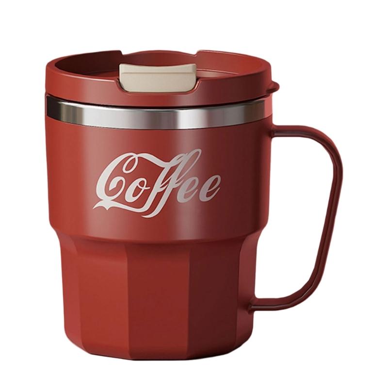 Double Wall Insulated Stainless Steel Coffee Cup Keep Beverages Warm Ideal for Students Office and Outdoor Use