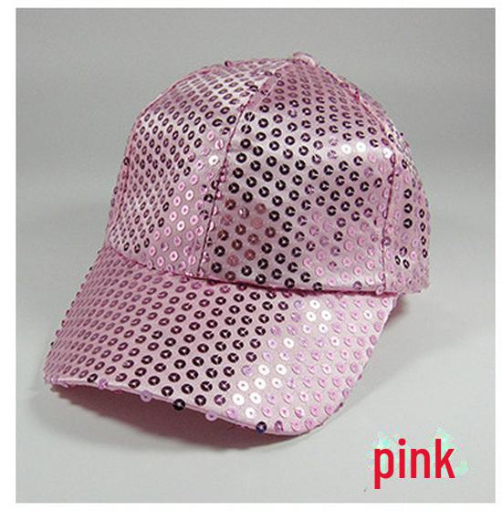 Korean Parent-Child Sequined Baseball Cap for Children's Day & Stage Performances