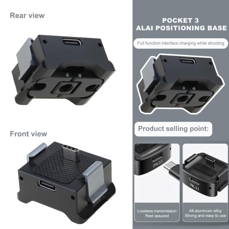 Camera Positioning Base Mini Tripod Kit Easy Installation For Pocket 3 Cameras Mount Enhances Stability