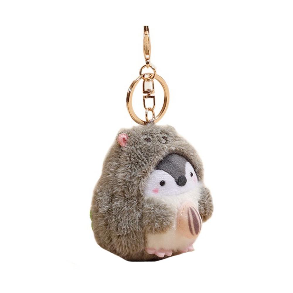

PP Cotton Penguin Plush Key Ring Fluffy Plush Penguin Keychain Backpack Decoration Style B