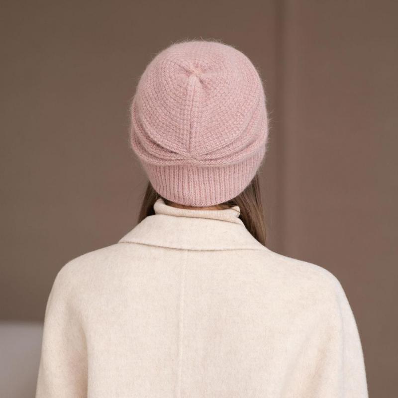 Trendy Women'S Winter Hat With Rhinestone - Warm Knit Beanie In Western Style, Thickened All-Match Fashion Cap For Outdoor New
