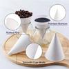 200pcs Leakproof White Paper Cone Cups 3.7/4.5 OZ Shaved Ice Cups Practical Ice Cream Cup  Water