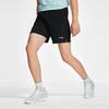 Li Ning Running Series Solid Color Logo Print Sports Shorts Men Shorts Black AKSS573-3