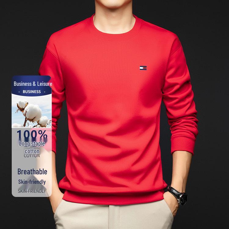 TOMMY Original Men's Cotton Crew Neck Long-Sleeve Casual Pullover